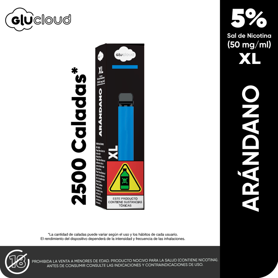 Glu Cloud XL 2500 puffs