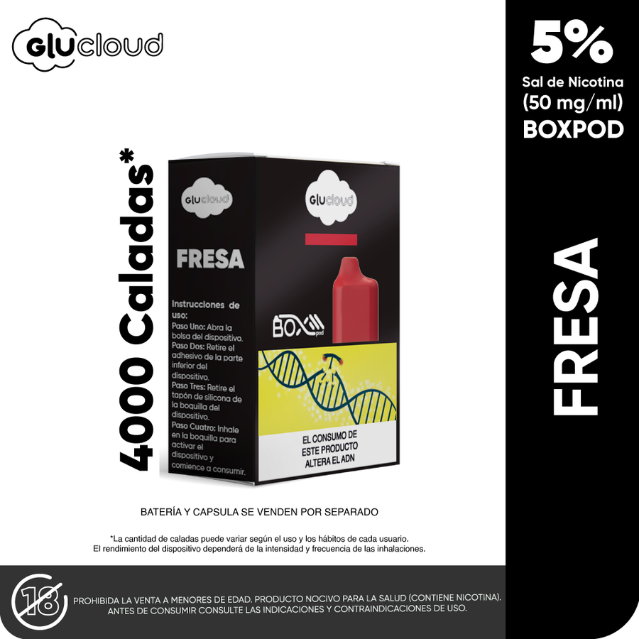 Glu BoxPod Pods 4000 puff