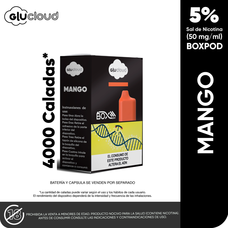 Glu BoxPod Pods 4000 puff