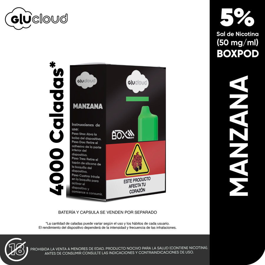 Glu BoxPod Pods 4000 puff