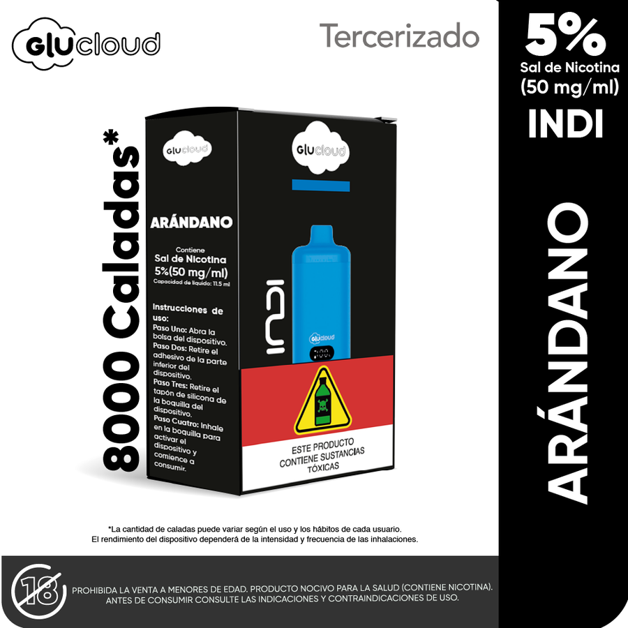 Glu Cloud Indi 8k 8000 Puff