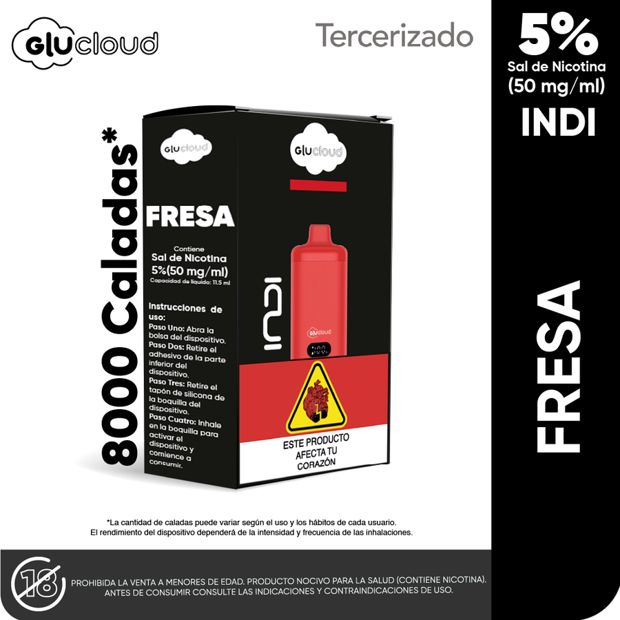Glu Cloud Indi 8k 8000 Puff