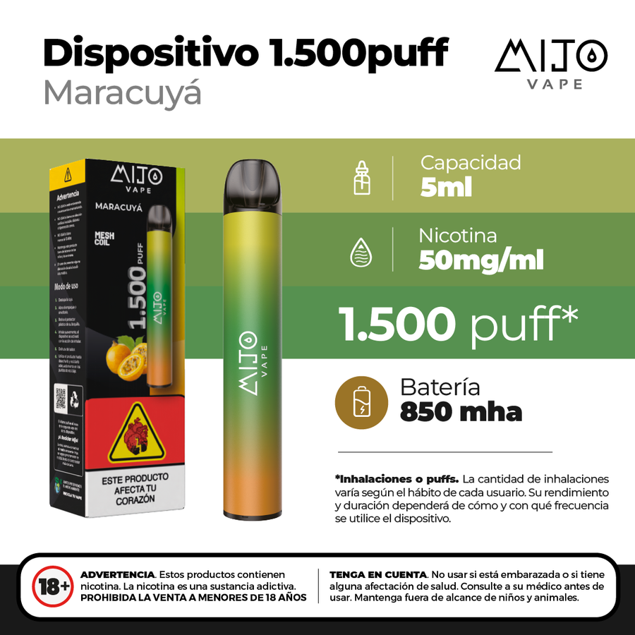 Mijo 1500 Puff
