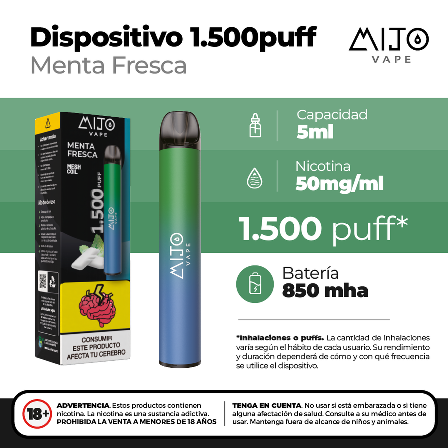 Mijo 1500 Puff