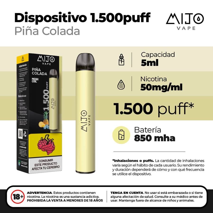Mijo 1500 Puff