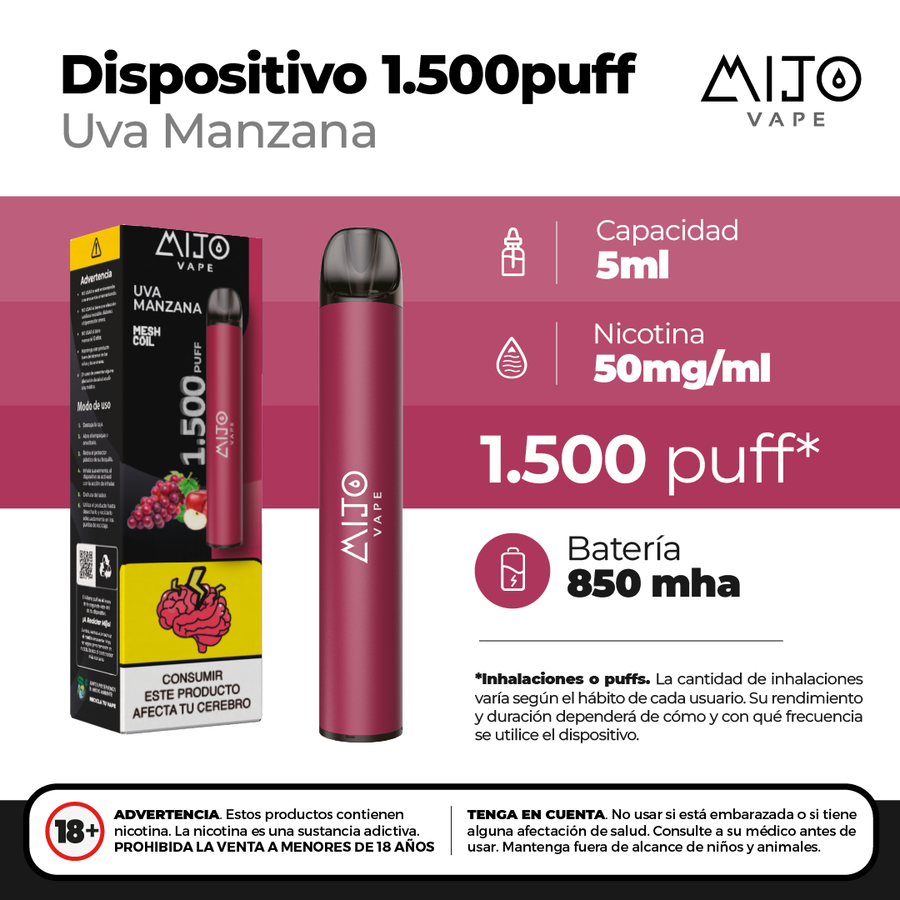 Mijo 1500 Puff