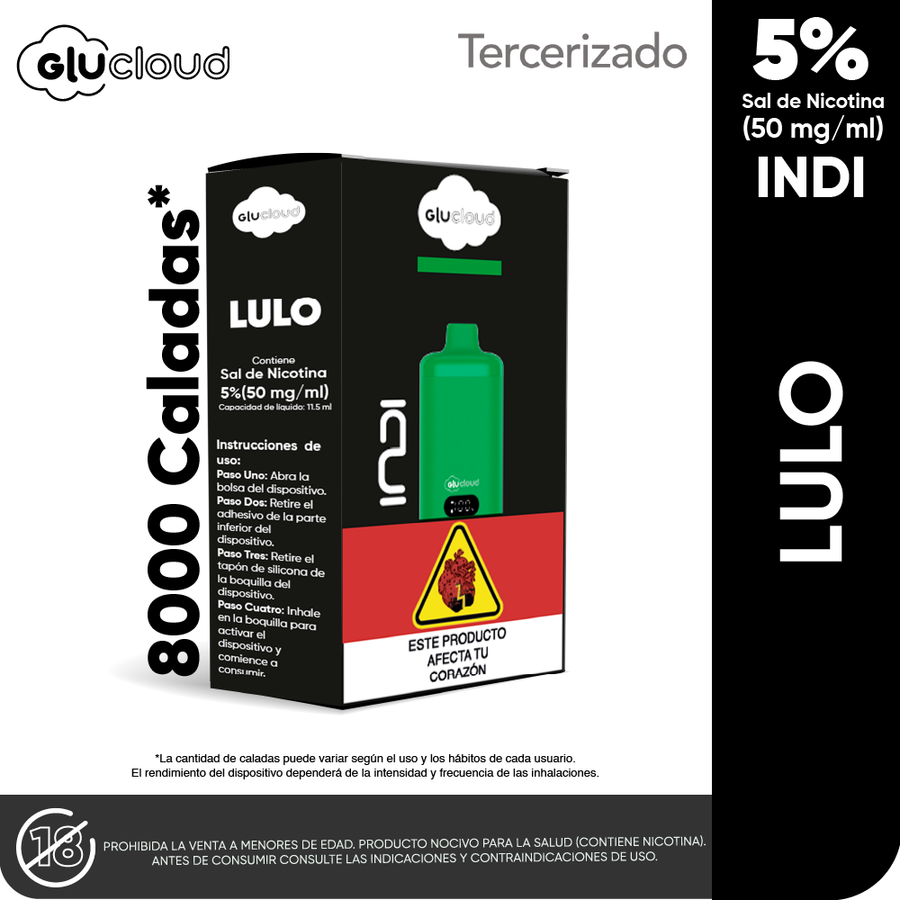 Glu Cloud Indi 8k 8000 Puff