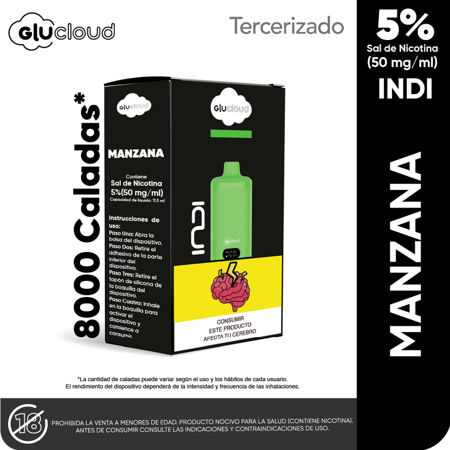Glu Cloud Indi 8k 8000 Puff