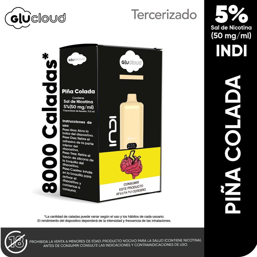 Glu Cloud Indi 8k 8000 Puff