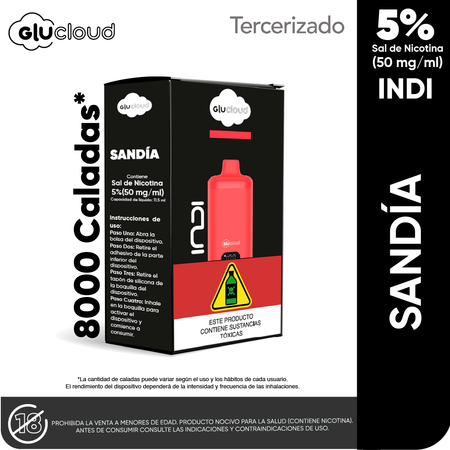 Glu Cloud Indi 8k 8000 Puff