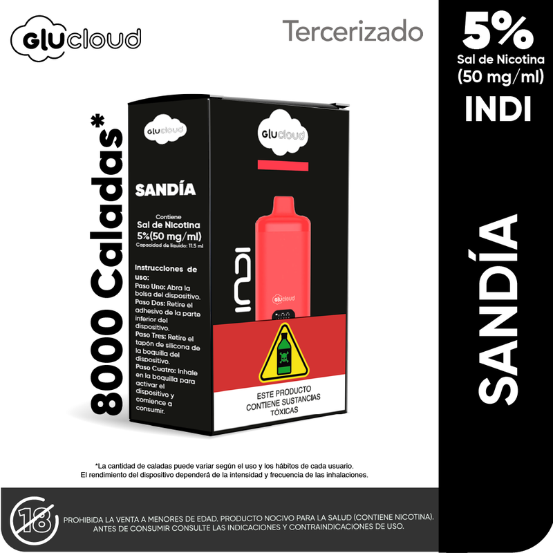 Glu Cloud Indi 8k 8000 Puff