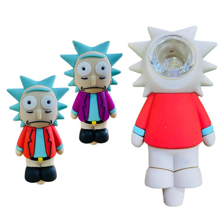 Pipa Silicona Rick And Morty