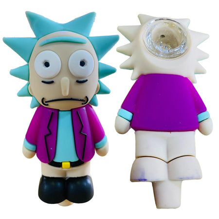 Pipa Silicona Rick And Morty