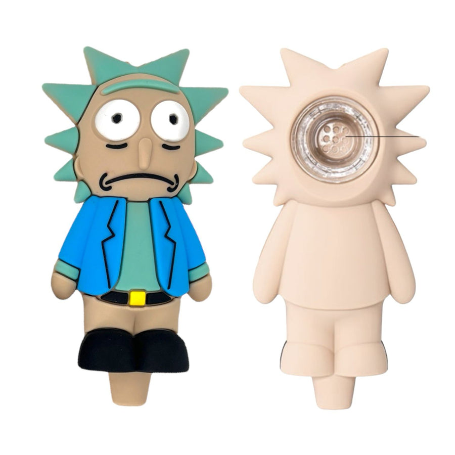 Pipa Silicona Rick And Morty