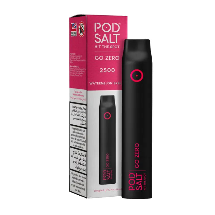 Pod Salt Go Zero SIN NICOTINA 2500 Puff