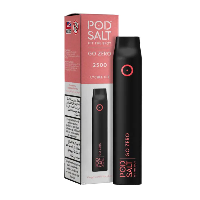 Pod Salt Go Zero SIN NICOTINA 2500 Puff