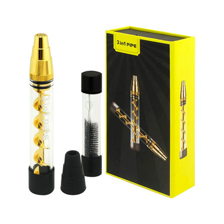 Pipa Vidrio Mecánica Espiral